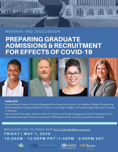 Panel on preparing admissions and recruitment for the effects of COVID-19